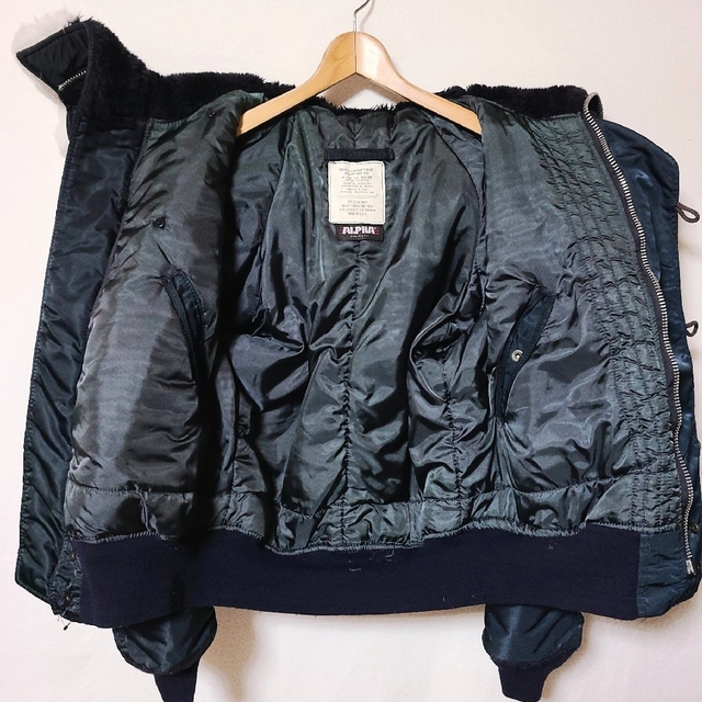 ALPHA INDUSTRIES - 希少!80s~ USA製 アルファ 旧タグ N-2B フライト