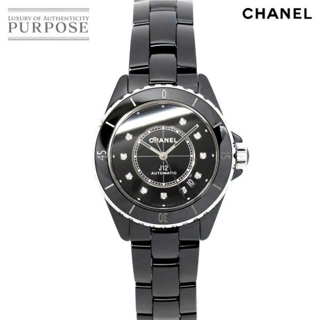 CHANEL J12 ホワイトセラミック 12Pダイヤ 38mm メンズ | www.jarussi
