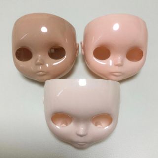 白2 タン1 アイシードール　フェイス　3個(人形)