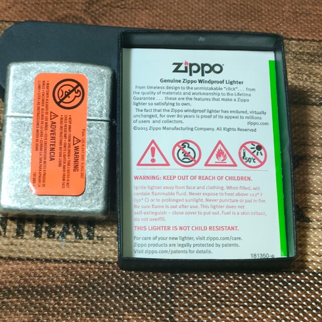 ZIPPO(ジッポー)の【新品未開封】Armor Case　zippo　立体アメリカ国旗　ジッポライター メンズのファッション小物(タバコグッズ)の商品写真