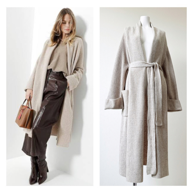 Weekend Max Mara(ウィークエンドマックスマーラ)のweekend MAXMARA マックスマーラ  ニット　ロング　カーディガン　 レディースのジャケット/アウター(ニットコート)の商品写真