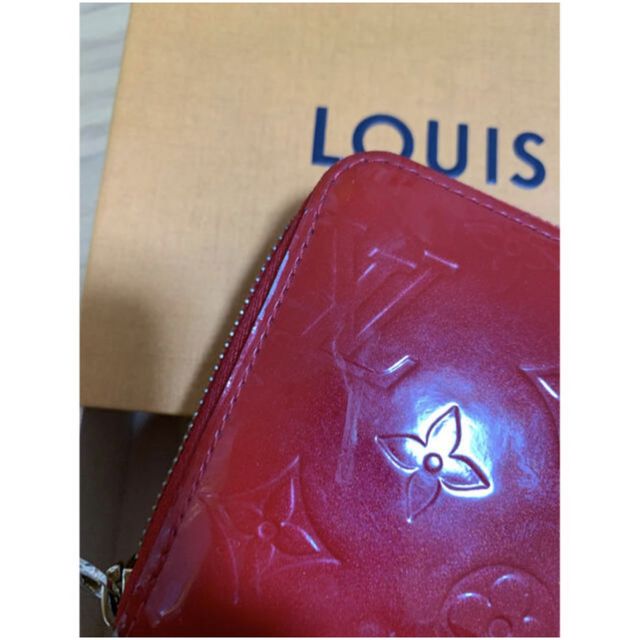 LOUIS VUITTON - 【最終処分】ルイヴィトン 長財布 赤 ジッピー