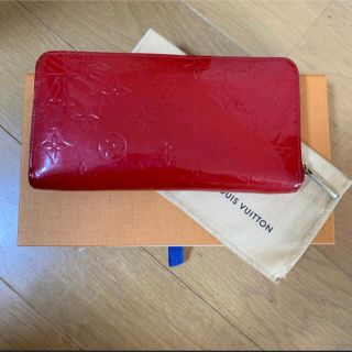 ルイヴィトン(LOUIS VUITTON)の【最終処分】ルイヴィトン　長財布　赤　ジッピー・ウォレット(財布)