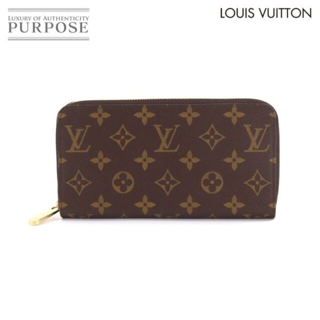 未使用 展示品 ルイ ヴィトン LOUIS VUITTON モノグラム ジッピー ウォレット ラウンドファスナー 長財布 ブラウン M42616 RFID VLP 90179663素材モノグラムキャンバス