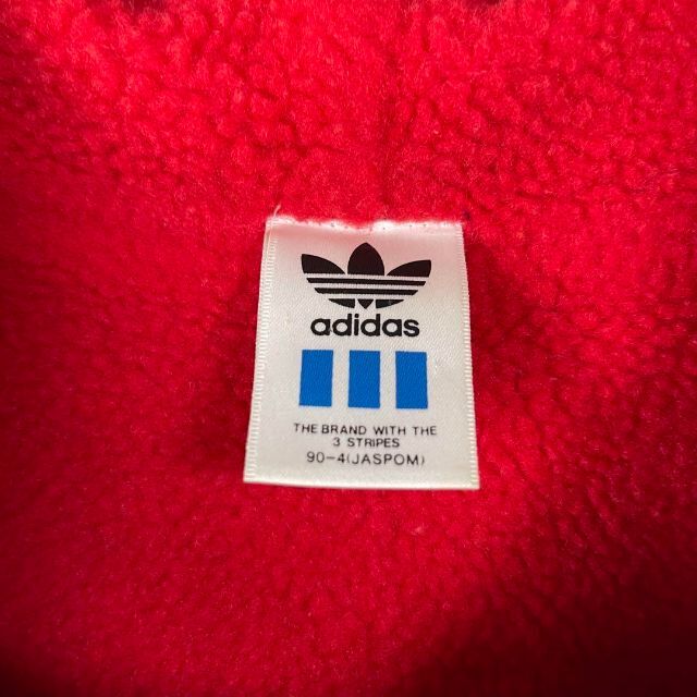 希少adidas アディダス トレフォイル デサント製 M L デカロゴ 好配色