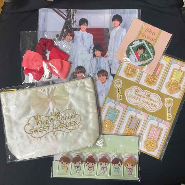 KingPrinceファイル・シュシュ・クリップ・缶バッジ・ポーチ 画像①全部 【 新品 】 G なにわ男子 西畑大吾 2019年 Jr. 写真 フォト 公式 ジュニア