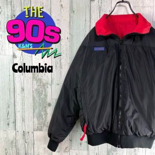 コロンビア(Columbia)の80's Columbia 紺タグ　リバーシブルブル　ダウンジャケット　希少(ダウンジャケット)