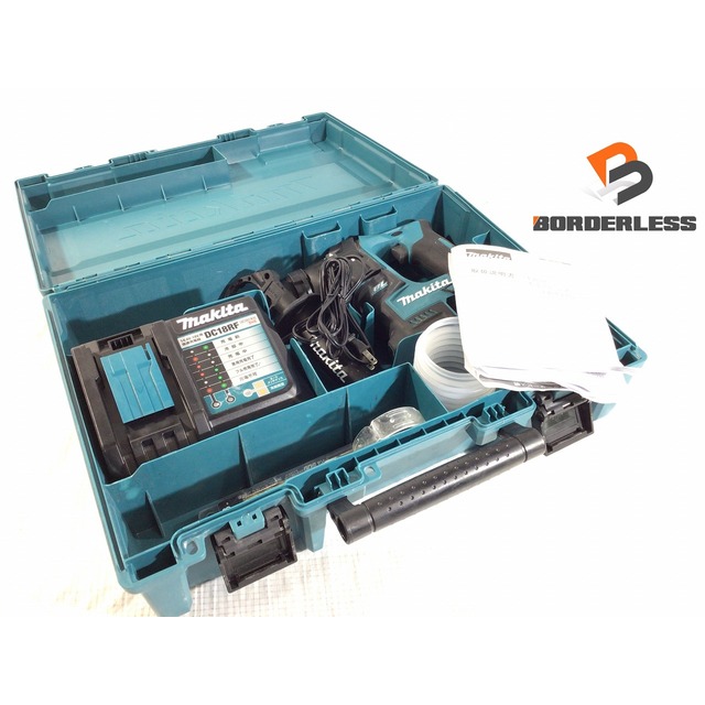 ☆比較的綺麗☆makita マキタ 18V 17mm 充電式ハンマドリル HR171D 本体＋充電器(DC18RF)＋ケース付 ハンマードリル 65755