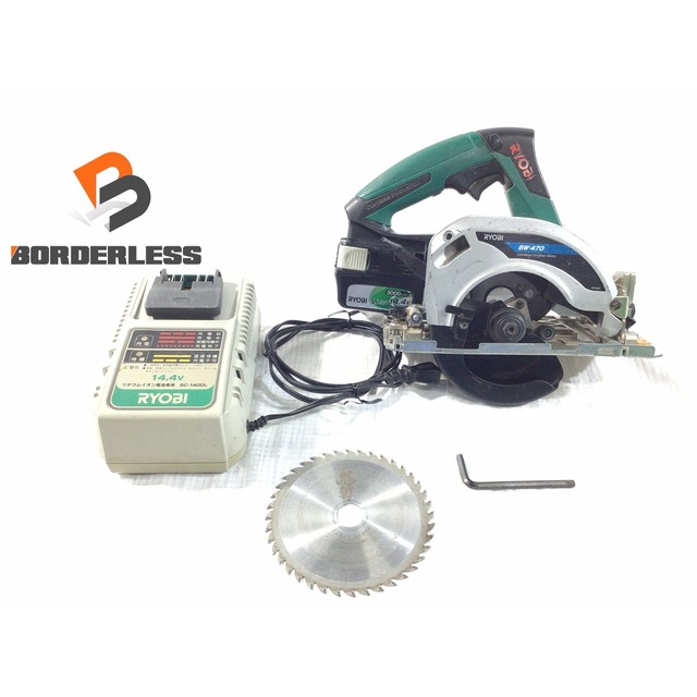 RYOBI - ☆中古品☆RYOBI リョービ 14.4V 125mm 充電式丸ノコ BW RYOBI - ☆中古品☆RYOBI リョービ 14.4V 125mm 充電式丸ノコ BW