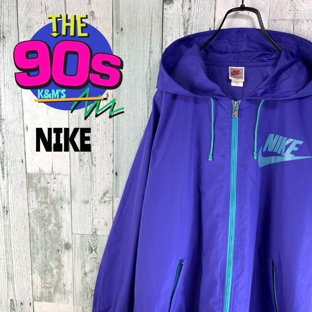 90s 希少 NIKE ナイキ ナイロンジャケット パーカー ビンテージ