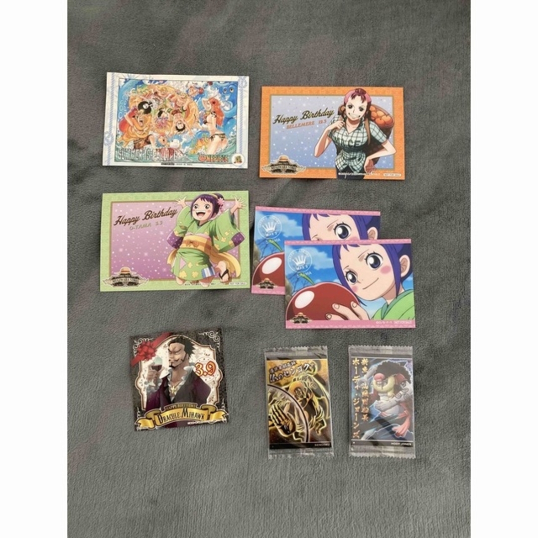 ONE PIECE(ワンピース)のONE PIECE ブロマイド +αカード ワンピース エンタメ/ホビーのアニメグッズ(その他)の商品写真