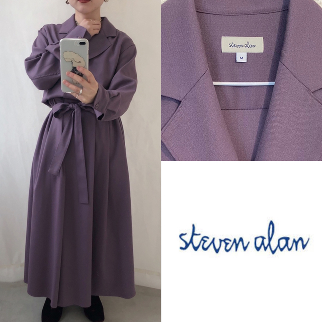 Steven Alan ／ TAILORED COLLAR DRESSワンピース