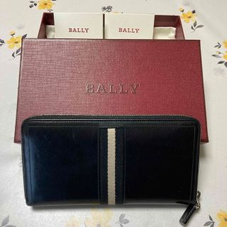 バリー(Bally)のBALLY バリー 長財布 ラウンドファスナー ストライプ(長財布)