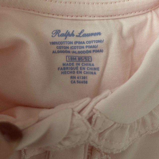 Ralph Lauren(ラルフローレン)のラルフローレン　ワンピース　80M キッズ/ベビー/マタニティのベビー服(~85cm)(ワンピース)の商品写真