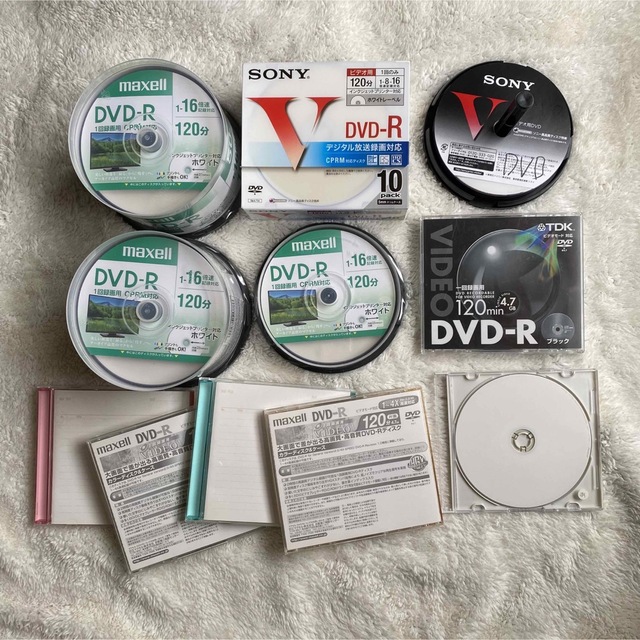 SONY DVD-R 135枚 SONY maxell Victor TDK 新品の通販 by うに 新品未使用 3点セット まとめ売り SONY TDK ブルーレイディスク