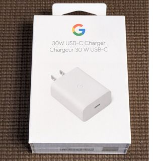 グーグル(Google)の[新品・未開封]新型Google 30W USB-C電源アダプター(バッテリー/充電器)