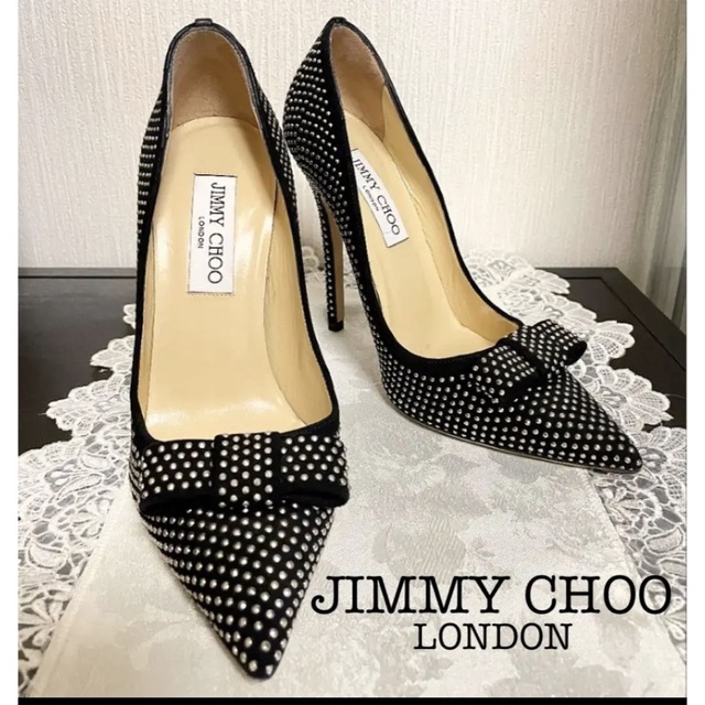 レア⭐︎Jimmy Choo⭐︎ジミーチュウ リボン ハイヒール パンプス