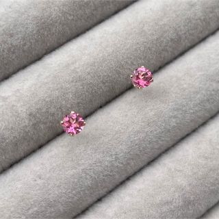 Cherry ... Pink topaz pierce(ピアス)