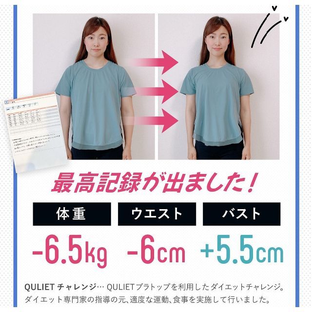 【正規品】キュリエットブラトップ1着（着圧タンクトップ、ダイエット、送料込） レディースのトップス(タンクトップ)の商品写真