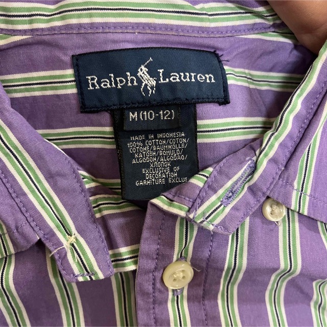 POLO RALPH LAUREN(ポロラルフローレン)のラルフローレン　ストライプシャツ レディースのトップス(シャツ/ブラウス(長袖/七分))の商品写真