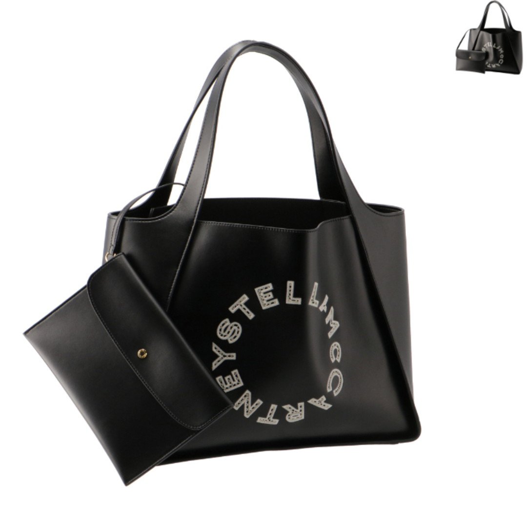 ステラマッカートニー STELLA MCCARTNEY トートバッグ ショッピングトート ロゴ ポーチ付き 502793 WP0139 |  フリマアプリ ラクマ