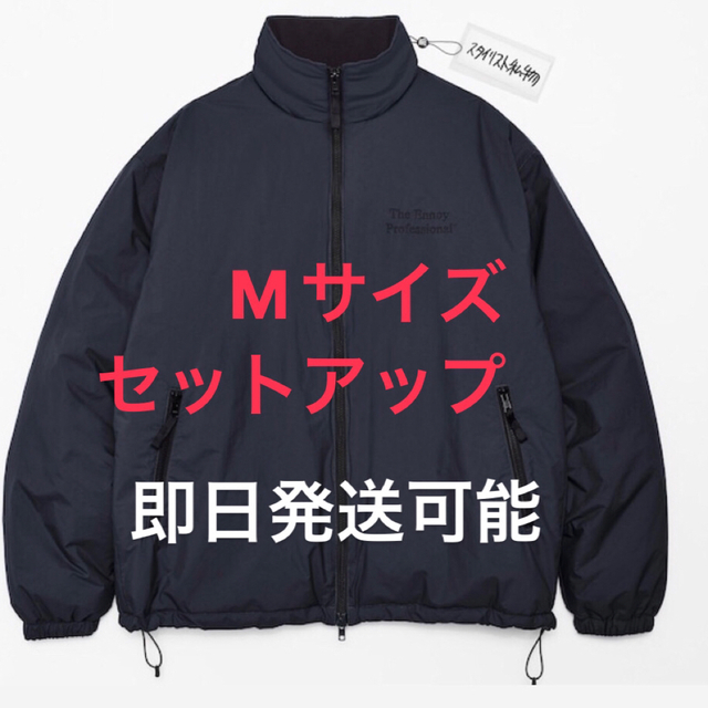 国際ブランド】 ナイロンジャケット ennoy NYLON PADDED JACKET TRIPLE