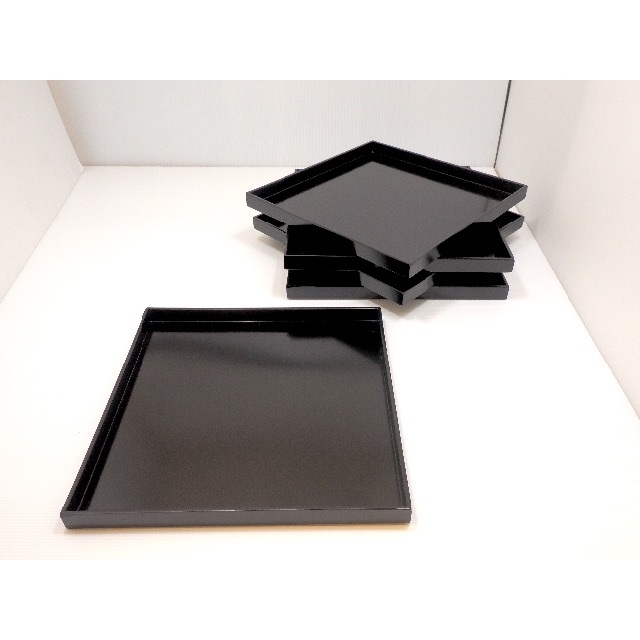 【新品】漆塗り 輪島塗 会席膳 5枚セット 漆塗り