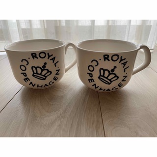 ROYAL COPENHAGEN - 【美品】ロイヤルコペンハーゲン　スープカップ　マグカップ　2客セット