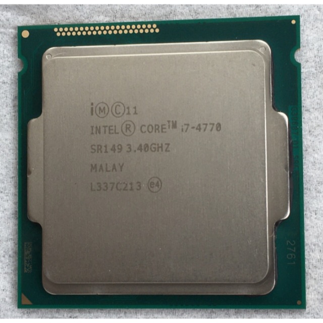 Intel  CORE i7 4770 4コア8スレッド 3.40GHZ