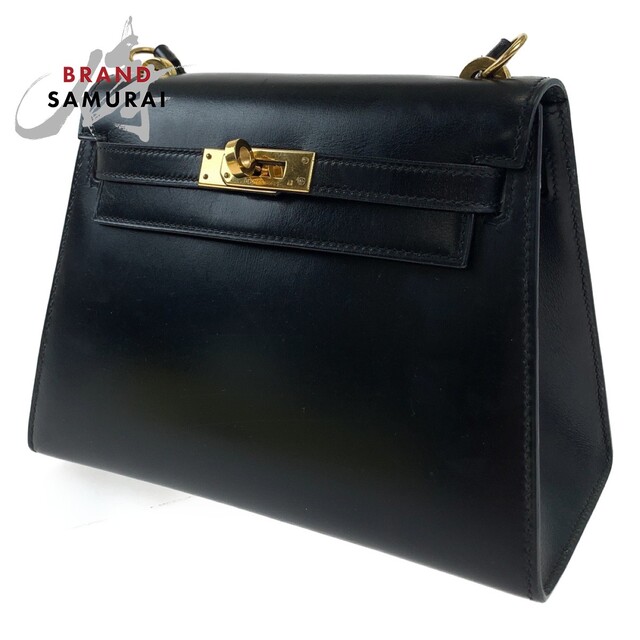 新発売 Hermes 400502 ボックスカーフ ミニケリー ショルダーバッグ ...