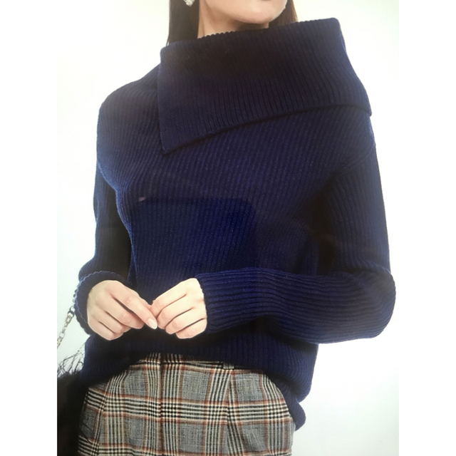 新品ニナリッチ NINA RICCIタートルネックセーター カシミヤウール