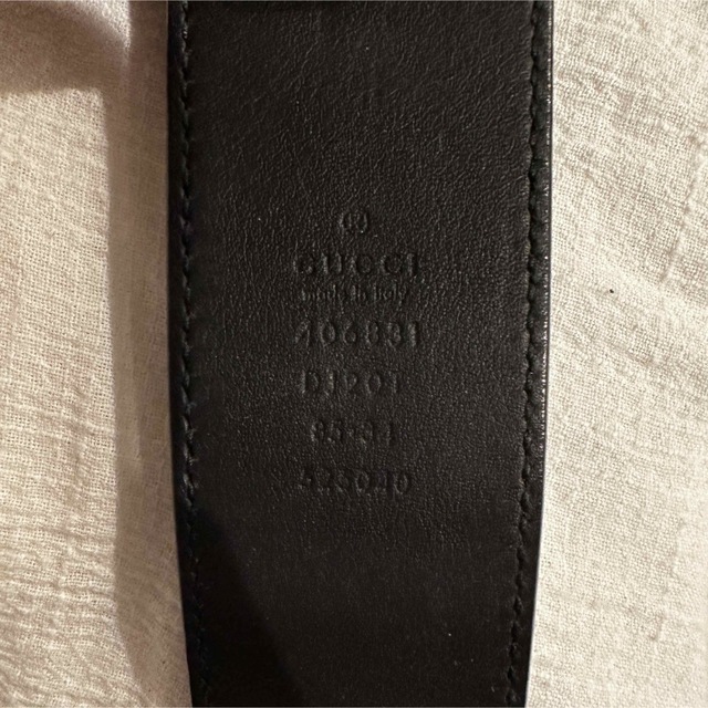 Gucci(グッチ)の【新品未使用】GUCCI GGバックルベルト　ゴールド　グッチ レディースのファッション小物(ベルト)の商品写真