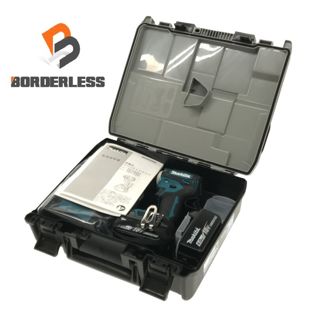 Makita - ☆未使用品☆makita マキタ 18V 充電式インパクトドライバ TD172DRGX 青 バッテリー2個 充電器 ケース付き ※ロゴ傷あり 63592