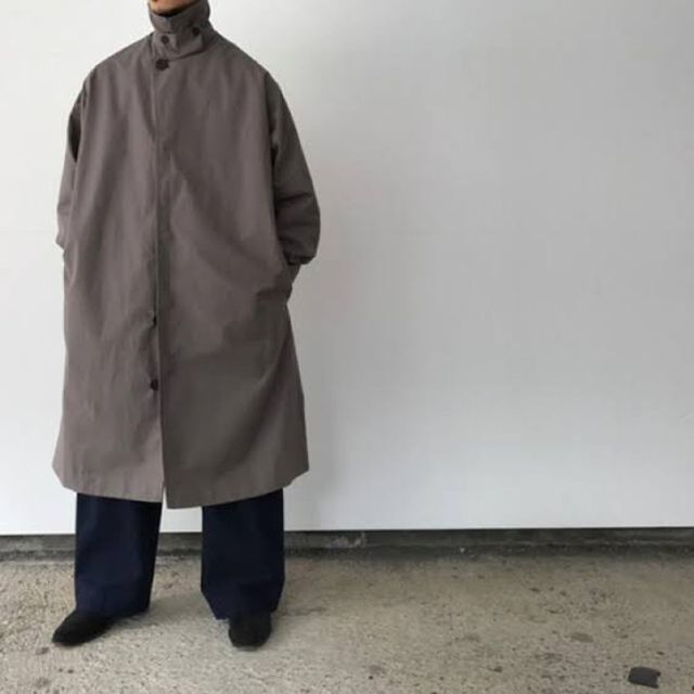 STUDIO NICHOLSON VENTILE COAT L navy - ステンカラーコート