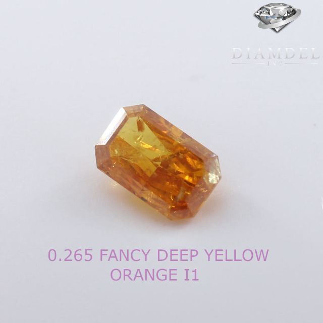 オリンジダイヤモンドルース/ F.D.Y.ORANGE/ 0.265 ct.