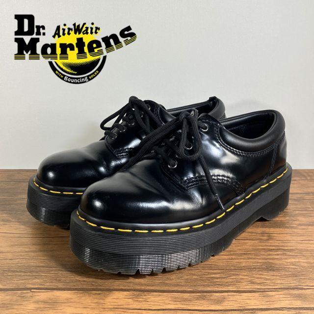 Dr.Martens 8053 QUAD UK4 5ホール 超厚底 ダブルソール ...