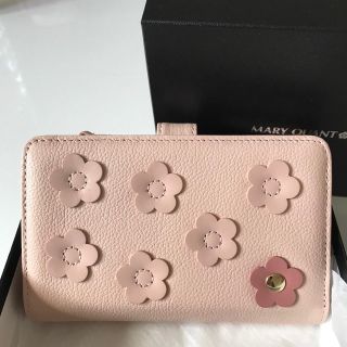 MARY QUANT - マリークワント二つ折り財布 ピンクの通販 by むー