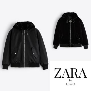 ザラ(ZARA)のZARA  リバーシブル　ボアパーカー(ブルゾン)