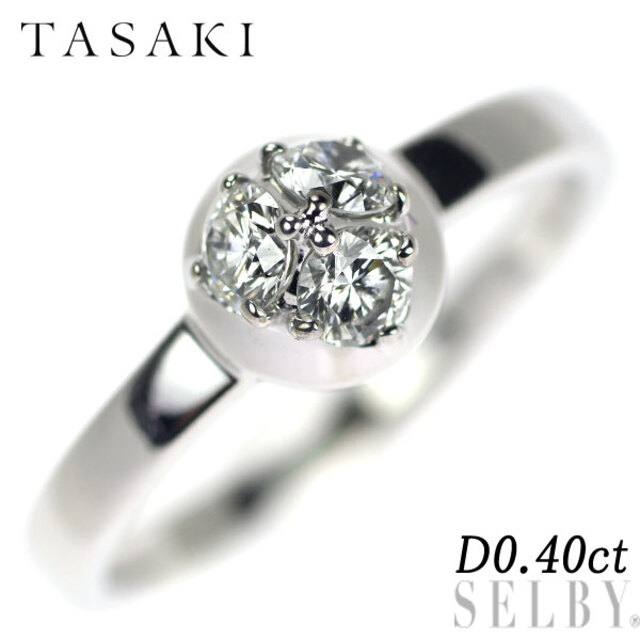 国内在庫】 TASAKI - 田崎真珠 K18WG ダイヤモンド リング 0.40ct