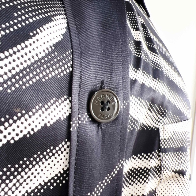 おトク】 Hermes - エルメス シルク ブラウス 長袖 ワンピース ドレス おトク】 Hermes - エルメス シルク ブラウス 長袖 ワンピース ドレス