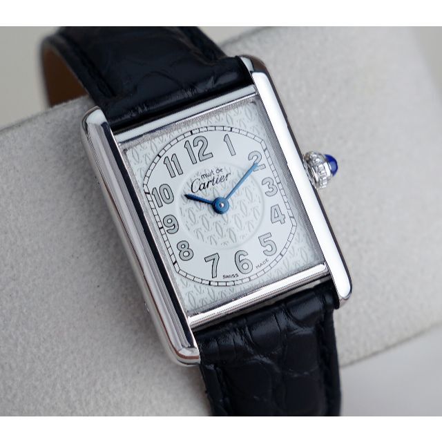 Cartier - 美品 カルティエ マスト タンク シルバー アラビア SM Cartier
