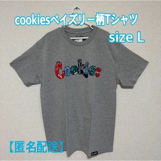 cookiesペイズリー柄Tシャツ　サイズL(Tシャツ/カットソー(半袖/袖なし))