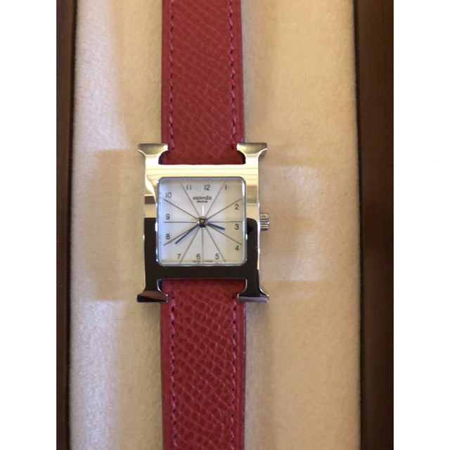 あすつく】 Hermes 21mm Hウォッチ エルメス HERMES - 腕時計