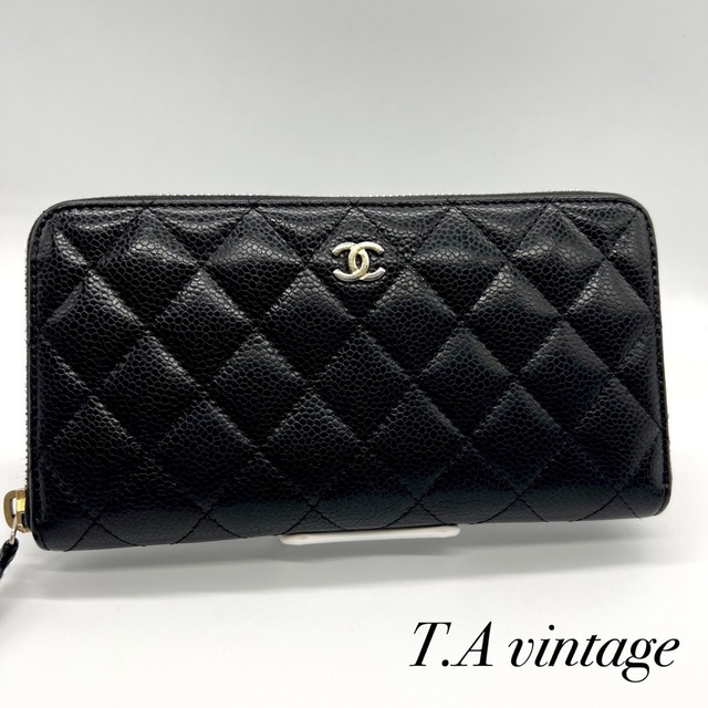 驚きの価格 CHANEL - 美品!シャネル キャビアスキン マトラッセ