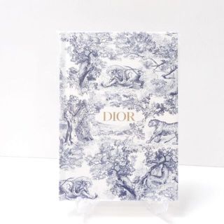 ディオール(Dior)の未使用 Dior ディオール トワル ドゥ ジュイ ノートブック 1点 横13cmx 縦18cm x マチ1cm ノベルティ 非売品 ハードカバー ゴールド 兼用 AU1271C (ノート/メモ帳/ふせん)