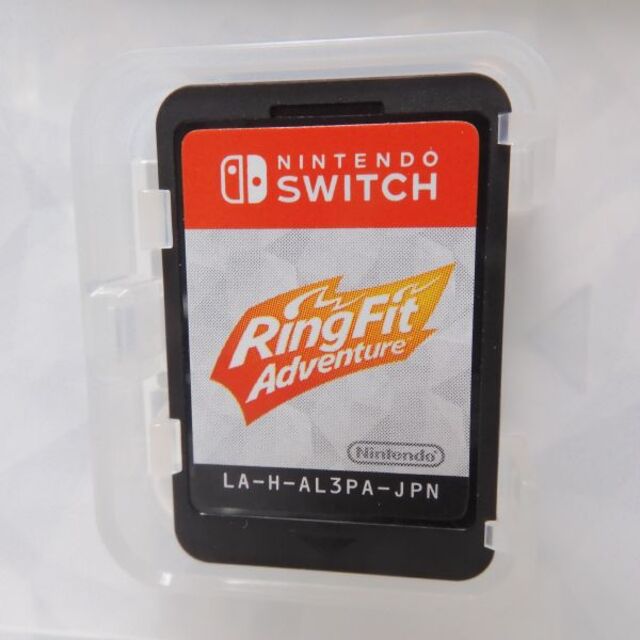 美品 NINTENDO 任天堂 Ring Fit Adventure リングフィットアドベンチャー リングコン＆レッグバンド＆ソフト 1ｾｯﾄ フィットネス トレーニング 自宅 兼用 HY304C  エンタメ/ホビーのゲームソフト/ゲーム機本体(携帯用ゲームソフト)の商品写真