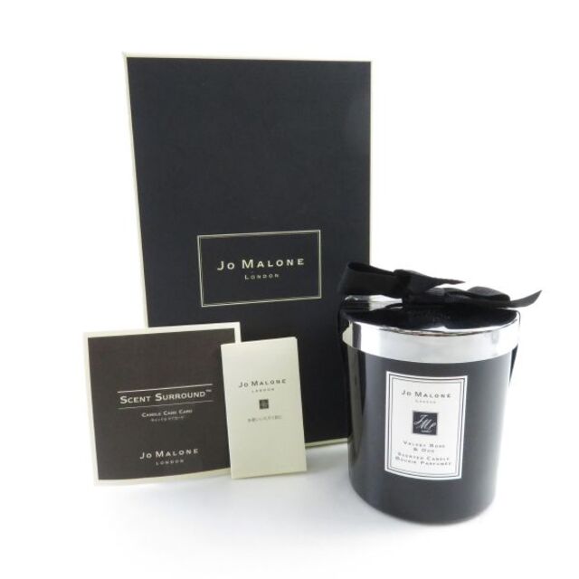 Jo Malone(ジョーマローン)の未使用 JoMALONE ジョーマローン ヴェルベットローズ＆ウード ホームキャンドル 1点 アロマ 香り SN5C  コスメ/美容のリラクゼーション(キャンドル)の商品写真