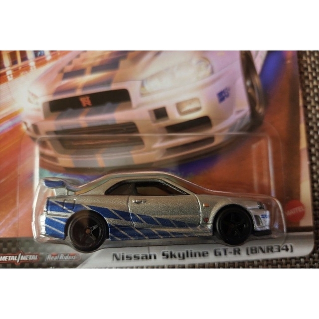 ホットウィール スカイライン GT-R R34 2台セット エンタメ/ホビーのおもちゃ/ぬいぐるみ(ミニカー)の商品写真