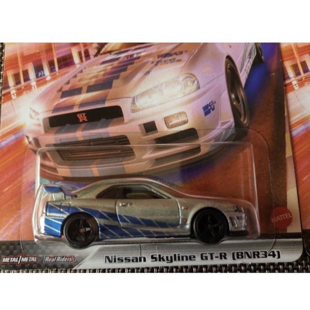 ホットウィール スカイライン GT-R R34 2台セット エンタメ/ホビーのおもちゃ/ぬいぐるみ(ミニカー)の商品写真