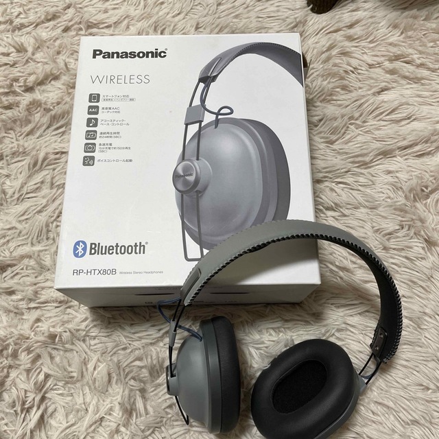 Panasonic(パナソニック)のヘッドホン　Panasonic RP-HTX80B スマホ/家電/カメラのオーディオ機器(ヘッドフォン/イヤフォン)の商品写真